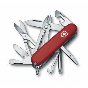 Victorinox Deluxe Tinker Πολυλειτουργικό Μαχαίρι 91 mm, Κόκκινο, 17 Λειτουργίες
