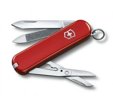 Victorinox Executive 81 μικρό πολυλειτουργικό μαχαίρι 65 mm, 6 λειτουργίες, κόκκινο
