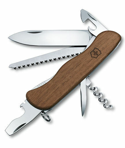 Victorinox Forester Πολυλειτουργικό Μαχαίρι Wood 111 mm, Καρυδιά, 10 Λειτουργίες