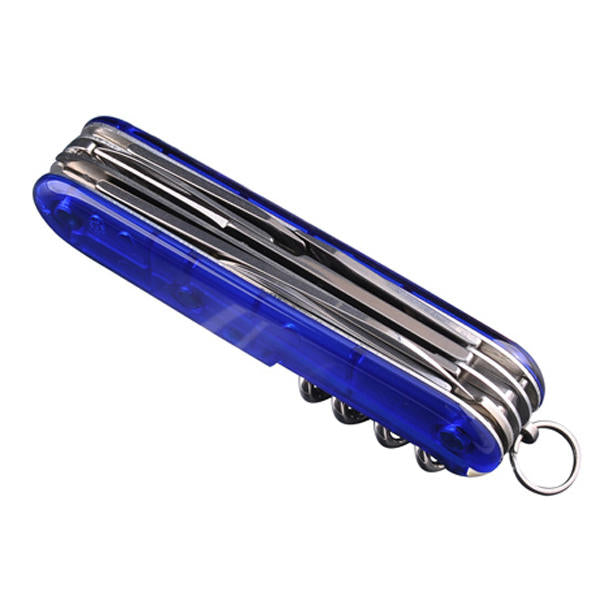 Victorinox Huntsman Μαχαίρι Τσέπης 91mm, Διάφανο Μπλε