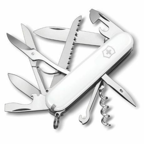 Victorinox HUNTSMAN Πολυλειτουργικό Μαχαίρι 91 mm, Λευκό, 15 Λειτουργίες