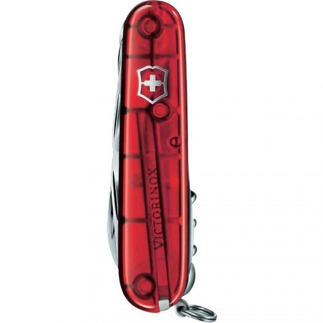 Victorinox Huntsman Τσέπης Μαχαίρι 91mm, Διάφανο, Κόκκινο