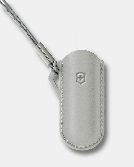 Victorinox Δερμάτινη Θήκη για Μαχαίρι Τσέπης, Γκρι