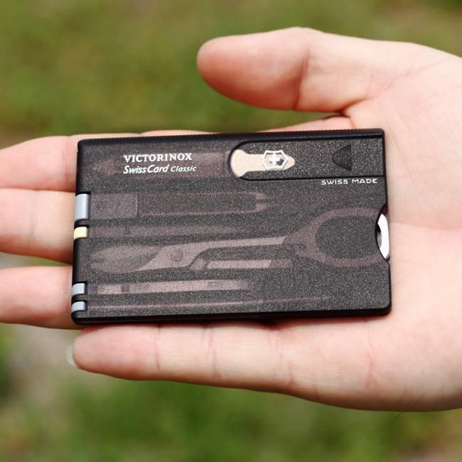Victorinox SwissCard Πολυλειτουργική Κάρτα 10 σε 1, Μαύρο
