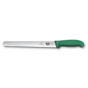 Victorinox Fibrox Μαχαίρι Κοπής με Κραγιοδοντωτή Λάμα, Πράσινο