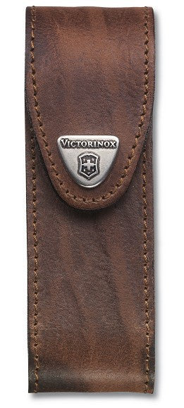 Victorinox Θήκη Δέρματος Μεγάλη έως 111mm, Καφέ
