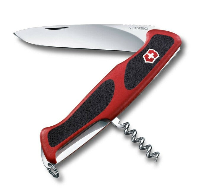 Victorinox RangerGrip 52 Πολυλειτουργικό Μαχαίρι 130 mm, Κόκκινο-Μαύρο, 5 Λειτουργίες
