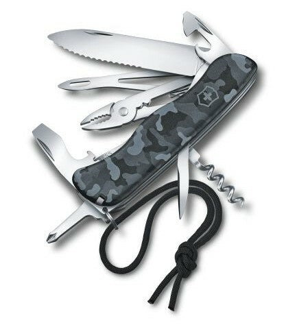 Victorinox Skipper Πολυλειτουργικό Μαχαίρι 111 mm Navy Camouflage, Γκρι-Μπλε, 17 Λειτουργίες