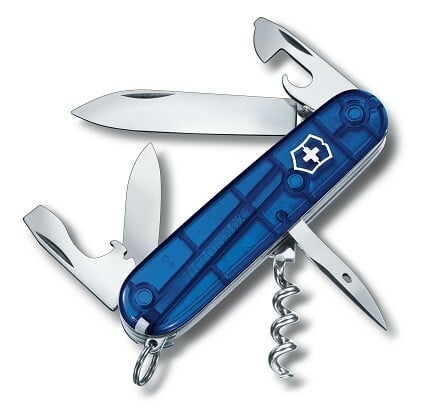 Victorinox Spartan Πολυλειτουργικό Μαχαίρι, Διάφανο Μπλε, Blister