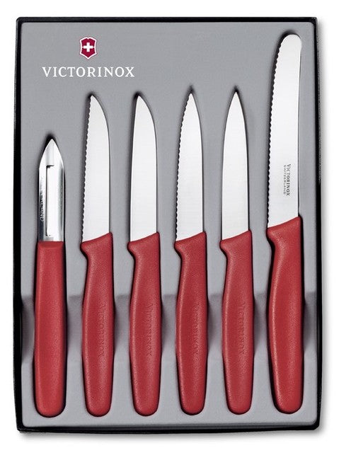 Victorinox Σετ 6 τεμαχίων Μαχαιριών, Κόκκινο