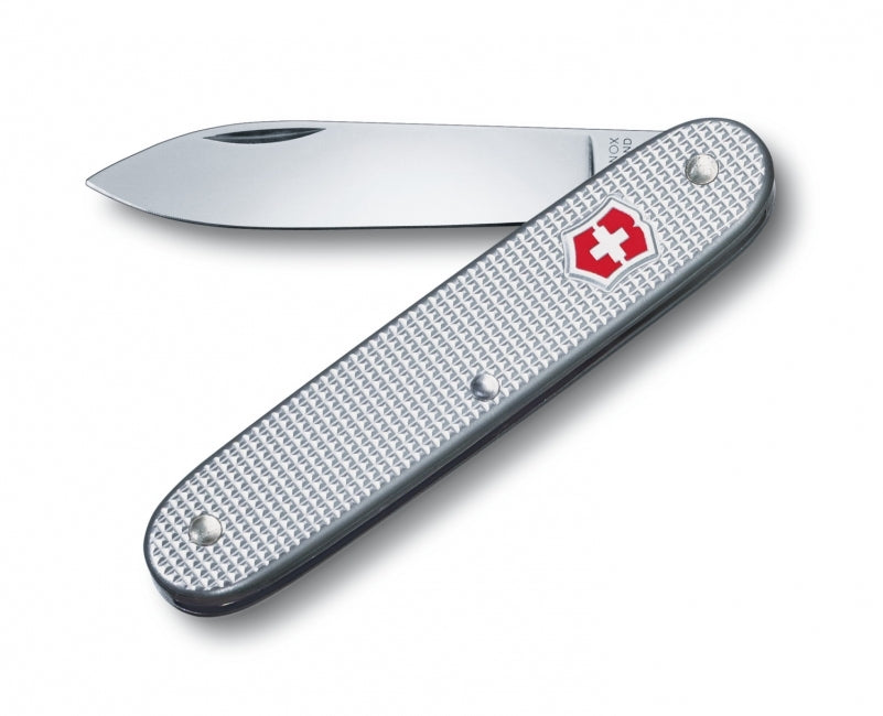 Victorinox Swiss Army 1 Alox Μαχαίρι Τσέπης 93 mm, Ασημί, Αυλακωτή Λαβή
