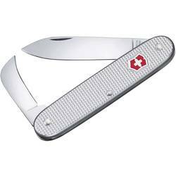 Victorinox Swiss Army 2 Πολυλειτουργικό Μαχαίρι 93 mm, Ασημί, Αυλακωτή Λαβή, 2 Λειτουργίες