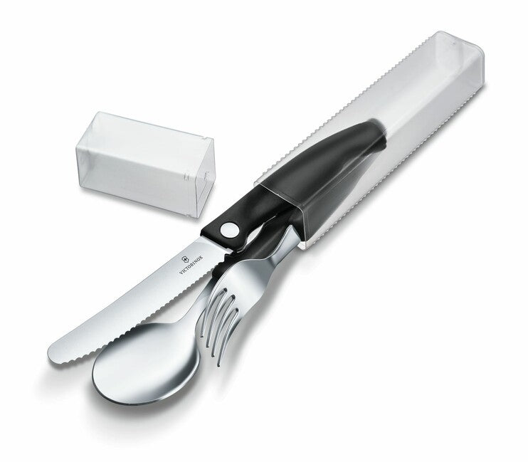 Victorinox Swiss Classic Σετ Μαχαιροπίρουνων 3 τεμάχια, Μαύρο