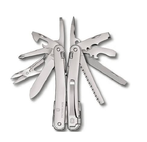 Victorinox Swiss Tool Spirit MX Clip Πολυεργαλείο, Ασημί, 24 Λειτουργίες