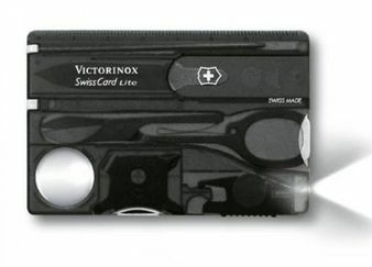 Victorinox SwissCard Lite Μαχαίρι Τσέπης Onyx, διαφανές μαύρο, 13 λειτουργίες