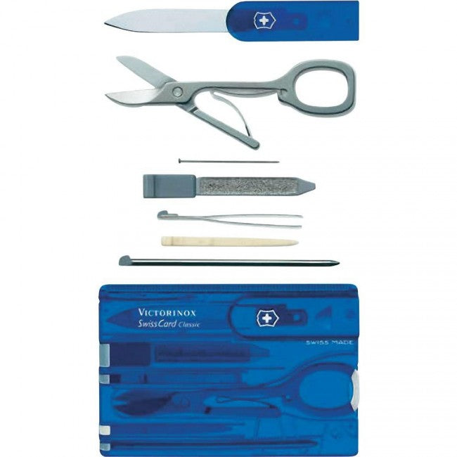 Victorinox SwissCard Πολυλειτουργική κάρτα 10σε1, μπλε