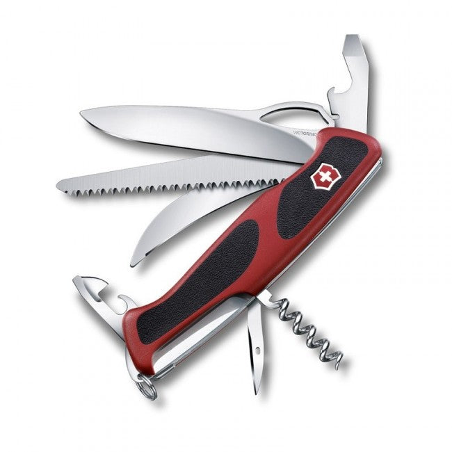 Victorinox RangerGrip 57 Μαχαίρι Τσέπης, Κόκκινο-Μαύρο, 130mm