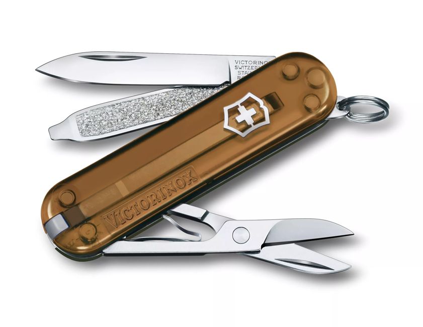 Victorinox Classic SD Μαχαίρι Τσέπης Transparent, καφέ