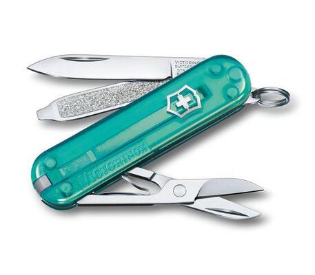 Victorinox Classic SD Μαχαίρι Τσέπης Διάφανο, μπλε