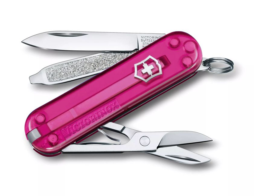 Victorinox Classic SD Μαχαίρι Τσέπης Transparent, ροζ