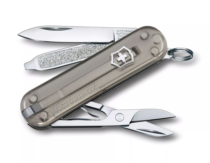 Victorinox Classic SD Μαχαίρι Τσέπης, Διάφανο, Γκρι