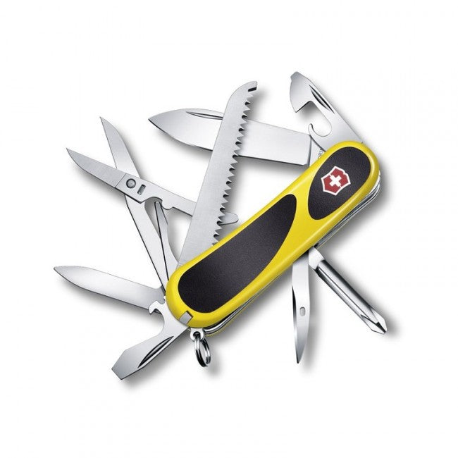 Victorinox EvoGrip Μαχαίρι Τσέπης 18 85mm, Κίτρινο-Μαύρο