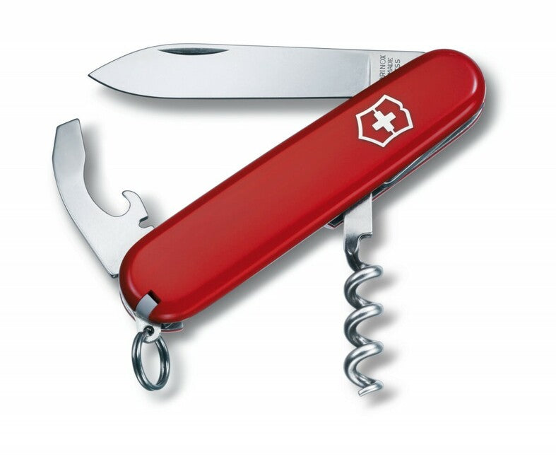 Victorinox Waiter Σουγιάς Πολυλειτουργικός Κόκκινο 84 mm, Κόκκινο, 9 Λειτουργίες
