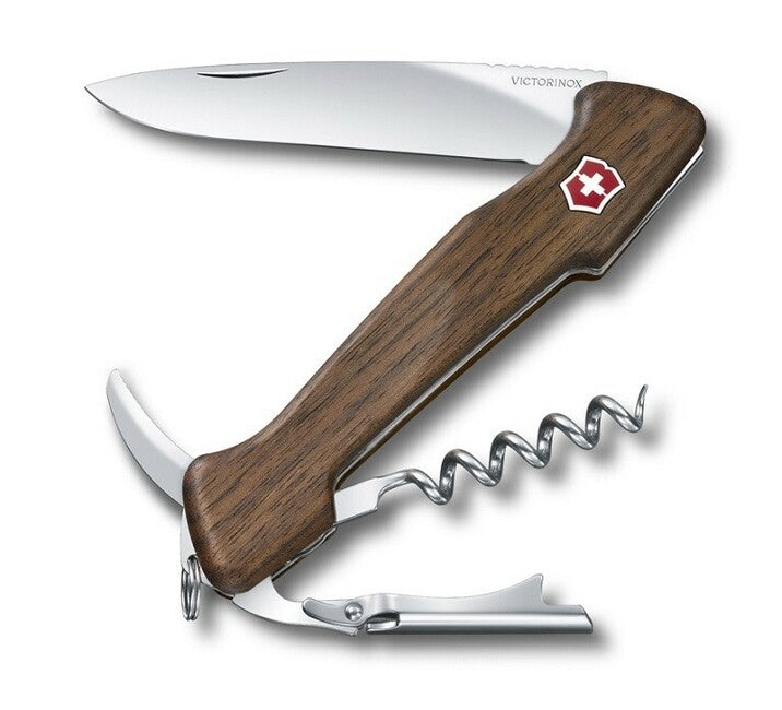 Victorinox Wine Master Πολυλειτουργικό Μαχαίρι 130 mm, Ξύλο Καρυδιάς, 6 Λειτουργίες