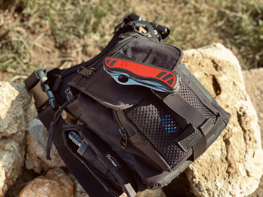 Victorinox Forester Μαχαίρι Τσέπης VX, Κόκκινο-Μαύρο, 111mm