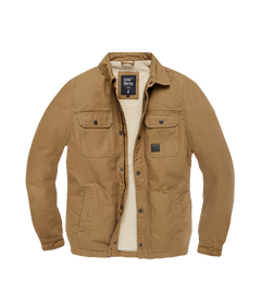 Vintage Industries Dean sherpa μπουφάν ενδιάμεσης εποχής, Dark Tan
