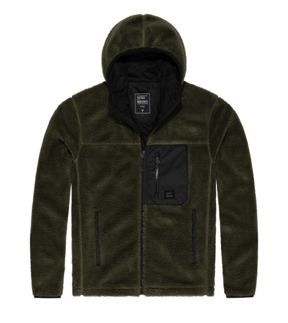 Vintage Industries Dustin Φούτερ Fleece με Επένδυση Sherpa