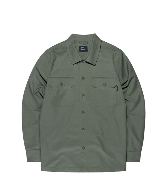 Vintage Industries Harris Πουκάμισο, ανοιχτό λαδί
