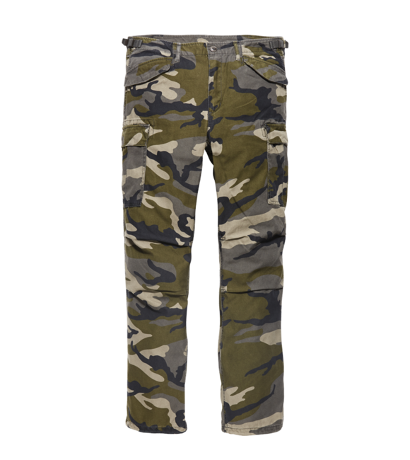 Vintage Industries M65 Παντελόνι Heavy Satin, Streetcamo