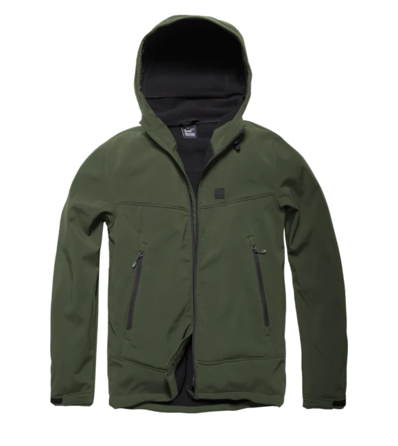 Vintage Industries Alford Μπουφάν Softshell, Γραφίτης