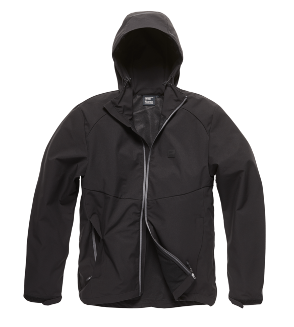 Vintage Industries Ather Μπουφάν Softshell, Μαύρο