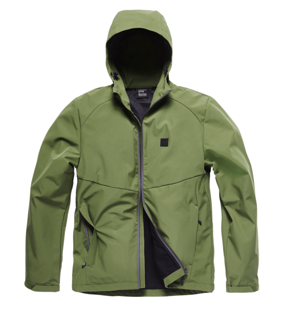 Vintage Industries Ather Μπουφάν Softshell, Λαδί