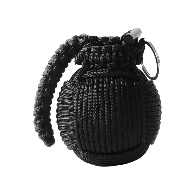 WARAGOD Menel Σετ Paracord Επιβίωσης, Μαύρο