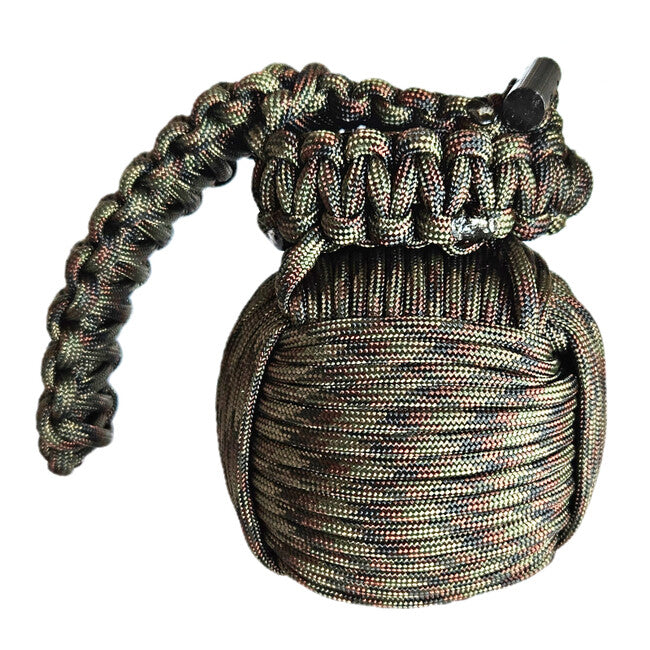 WARAGOD Menel Σετ Paracord Επιβίωσης, camo green