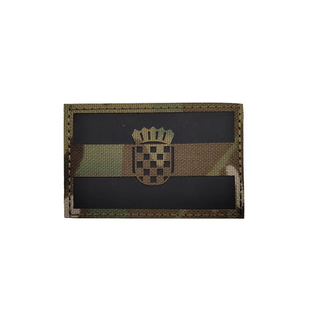 WARAGOD CP Camo Μπάλωμα με Σημαία Χώρας, Κροατία