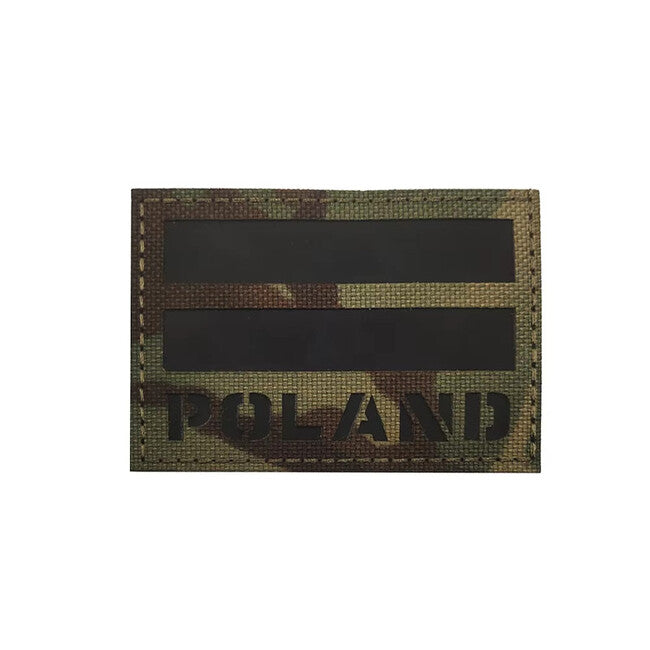 WARAGOD CP Camo Σήμα με σημαία χώρας, Πολωνία
