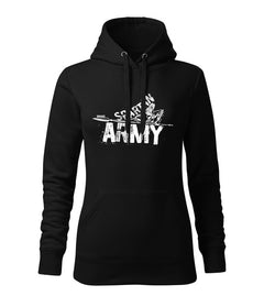 DRAGOWA Nabis women's hoodie 320 g/m², black