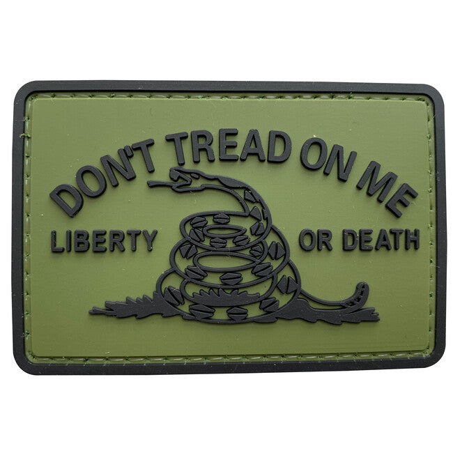 WARAGOD Don't Tread on me PVC Σήμα, πράσινο