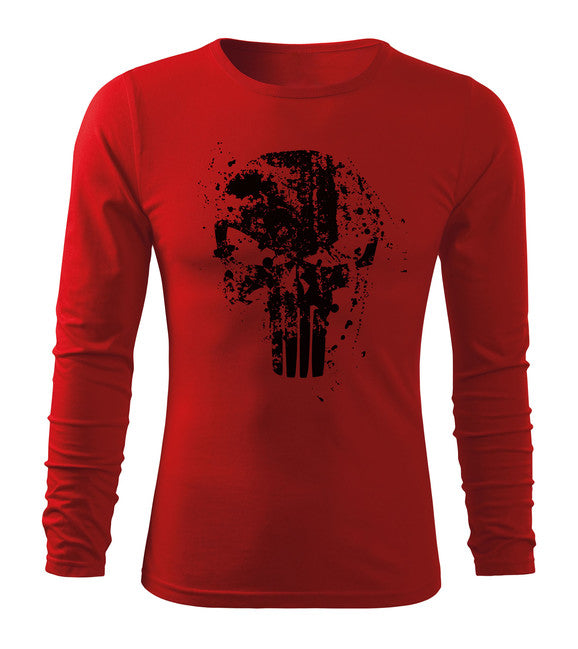 DRAGOWA Fit-T Frank The Punisher μπλουζάκι με μακριά μανίκια