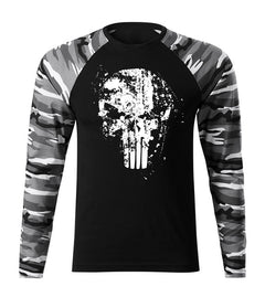 DRAGOWA Fit-T Frank The Punisher long-sleeve t-shirt 160 g/m², Metro