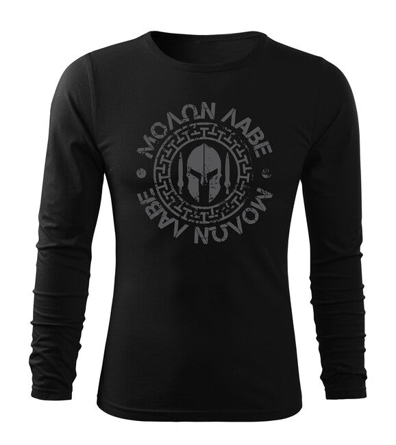 DRAGOWA Fit-T μπλουζάκι με μακριά μανίκια Molon Labe