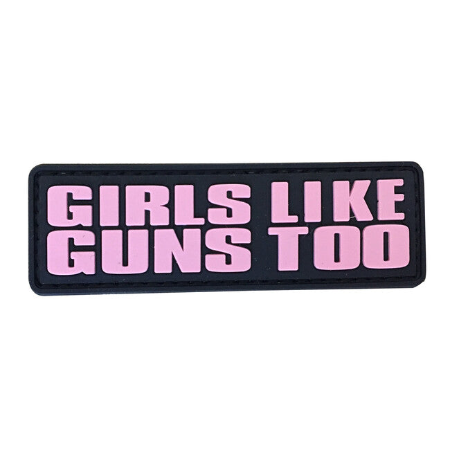 WARAGOD Girls like guns PVC κέντημα