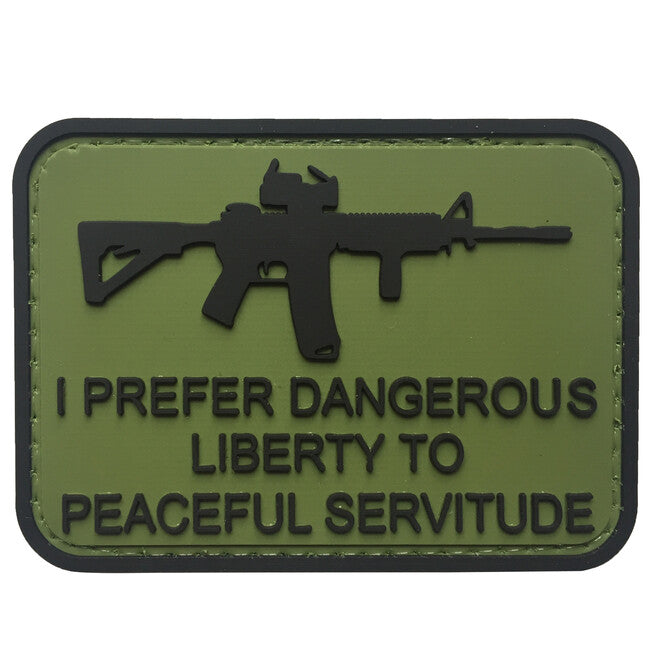 WARAGOD I prefer dangerous PVC κεντητό, πράσινο