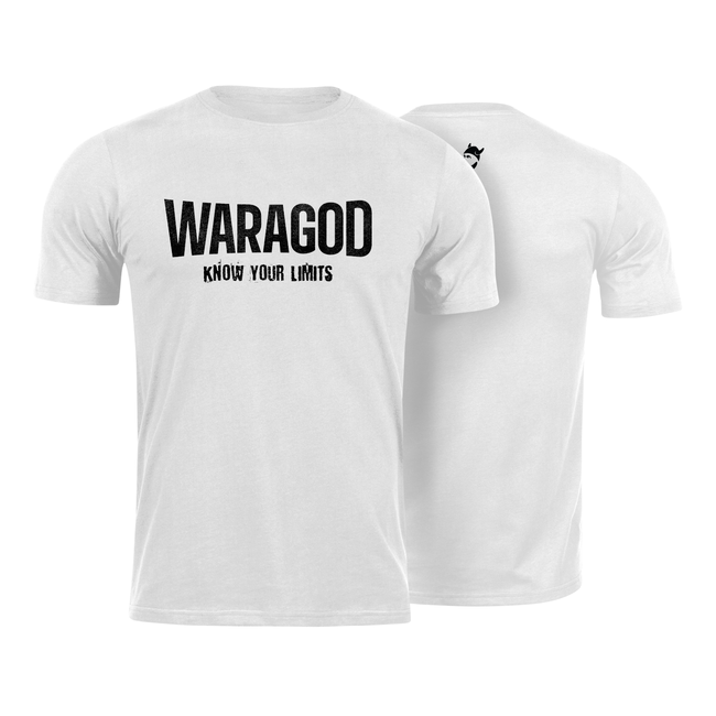 WARAGOD "Know Your Limits" Μπλουζάκι, Λευκό 160g/m2