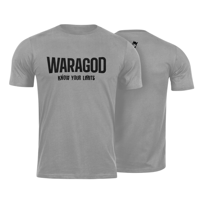 WARAGOD "Know Your Limits" μπλουζάκι, γκρι 160g/m2