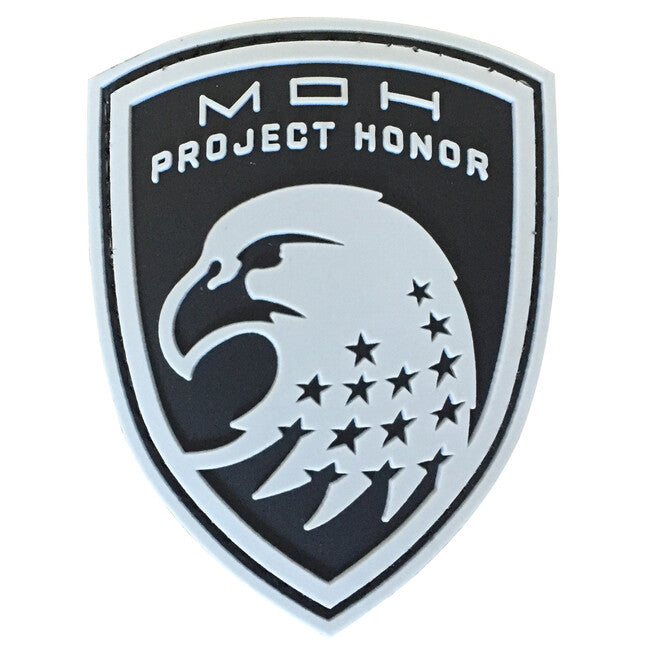 WARAGOD Medal of Honor Eagle PVC κονκάρδα, γκρι